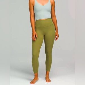 Lululemon Women’s Align HR Pants 25” Leggings in Olive Green Sz 12